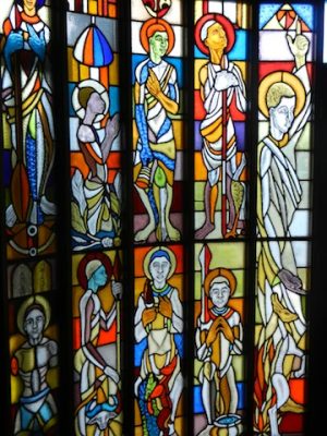 Kirchenfenster in Uganda