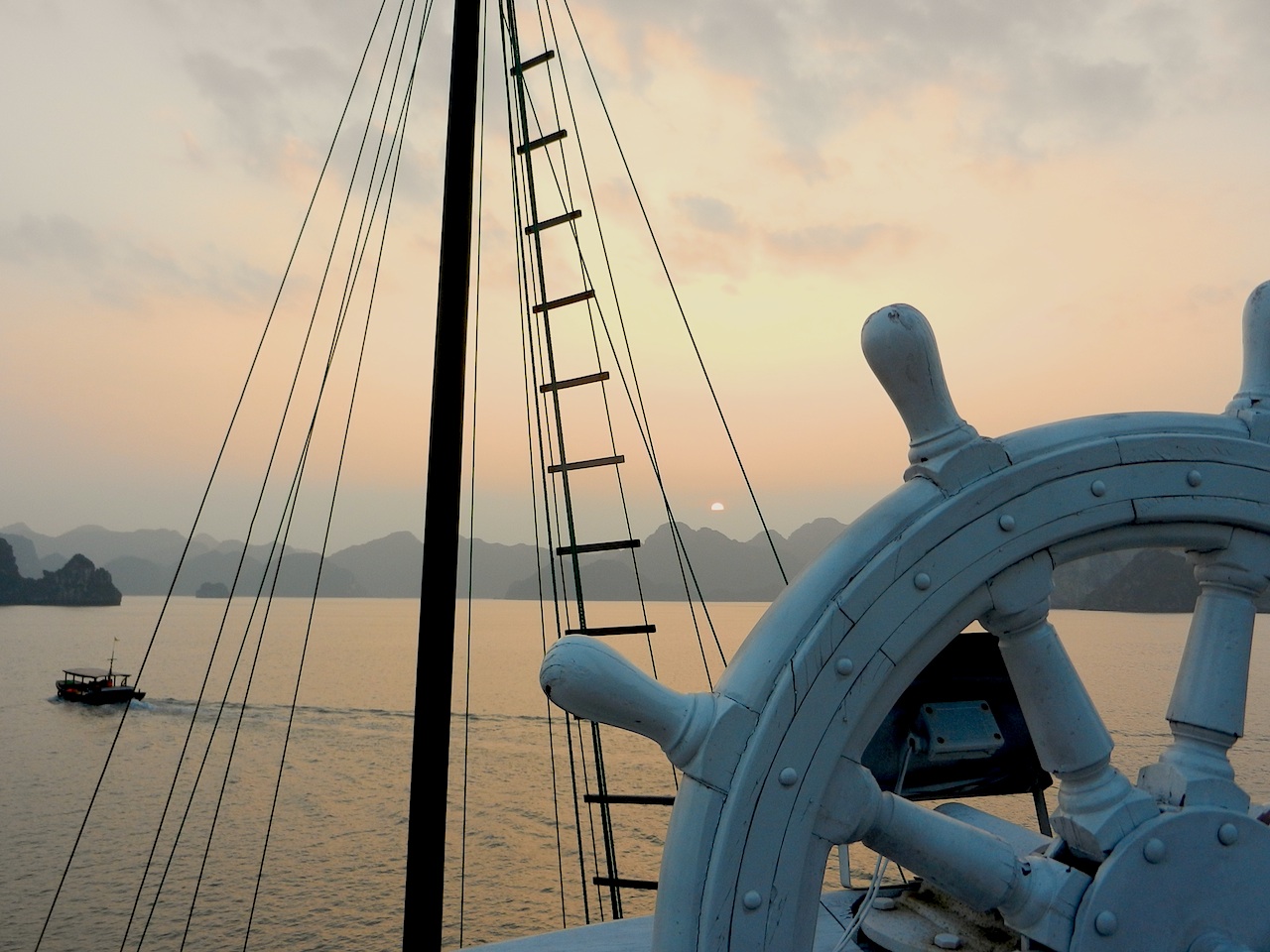 Romantische Halongbucht