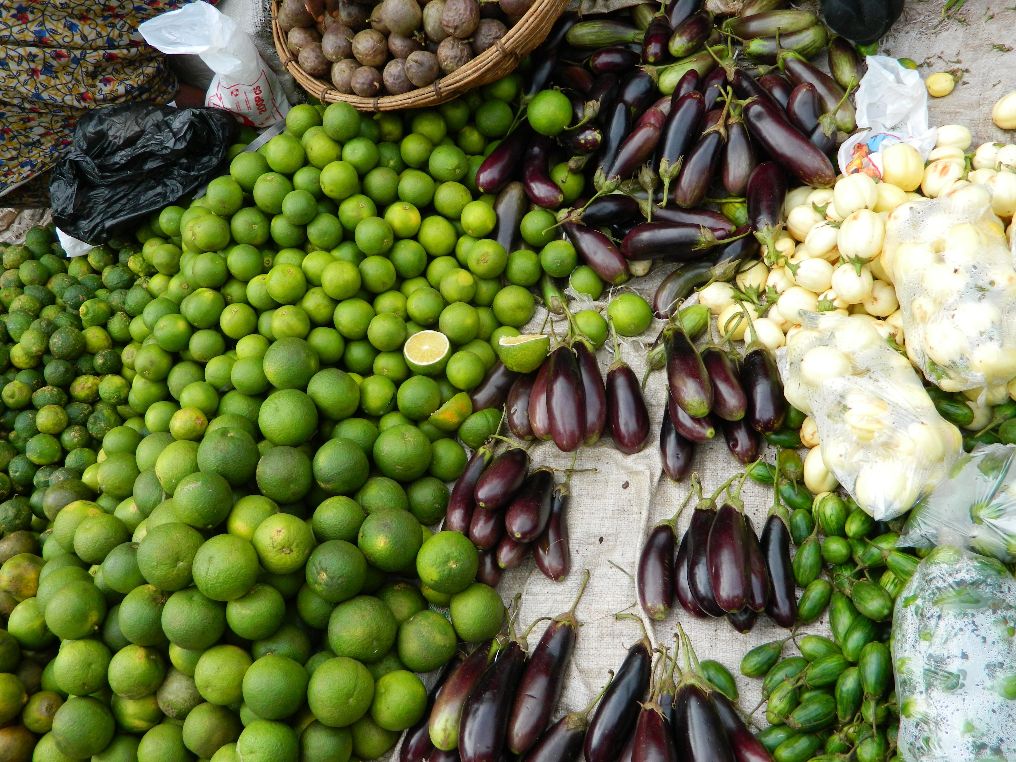 Buntes Obst und Gemüse 
