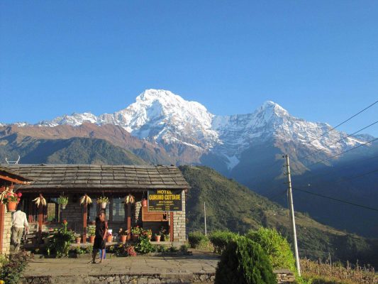 Hotel im Annapurna-Gebirge