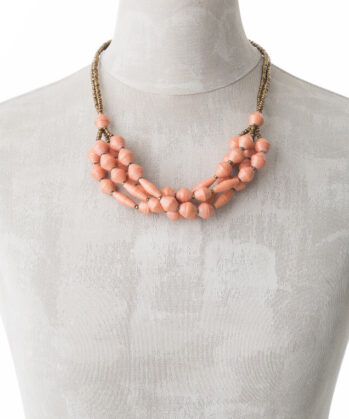 KALiARE-Kette Modell Felistas in der Farbe Lachs-Orange