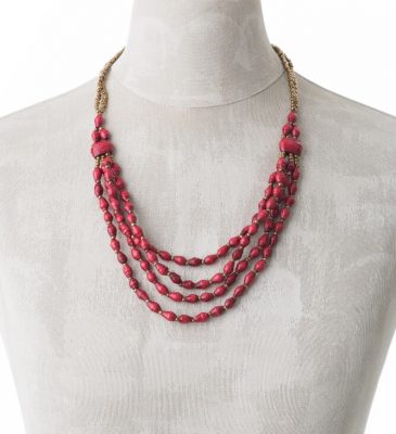 KALiARE-Kette Modell Aida in der Farbe Aurora-Rot