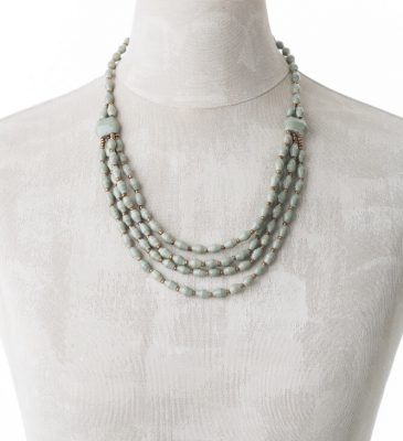 KALiARE-Kette Modell Aida in der Farbe Grau-Grün