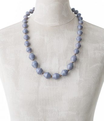 KALiARE-Kette Modell Margret in der Farbe Blau-Grau