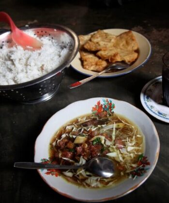 Typisch indonesisches Essen