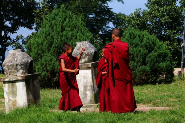 Mönche in Nagi Gumba