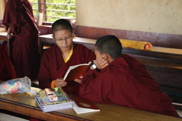 Mönche in Nagi Gumba