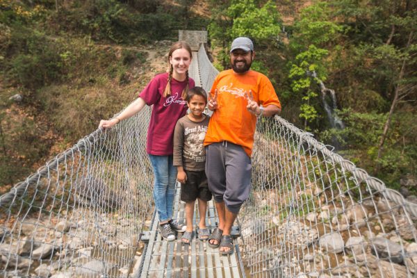 Auf dem Weg nach Gaujini