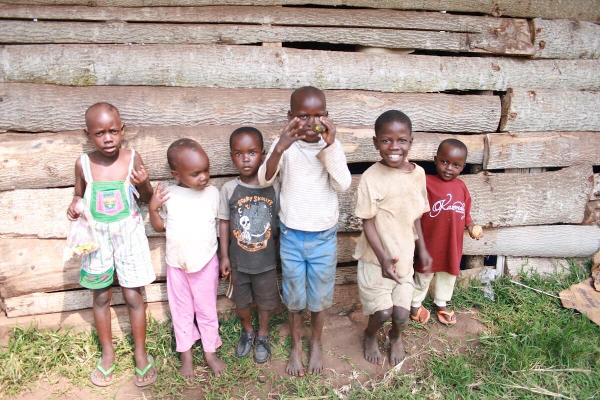 Kinder im Childcare Center in Zentraluganda