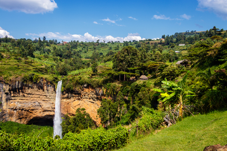 Sipi Wasserfälle in Uganda. Karmalaya in Uganda.