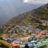 Dorf Namche Bazar auf dem Weg zum Everest BC