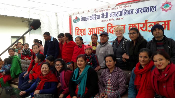 Gruppenfoto Freiwilligeneinsatz im Sozialprojekt in Nepal